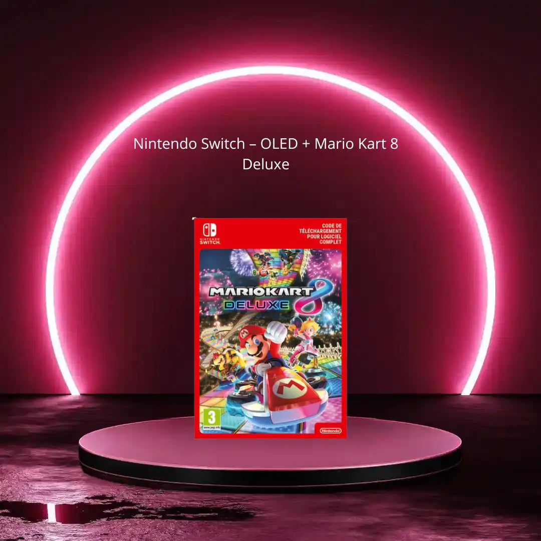 Nintendo Switch – OLED + Mario Kart 8 Deluxe