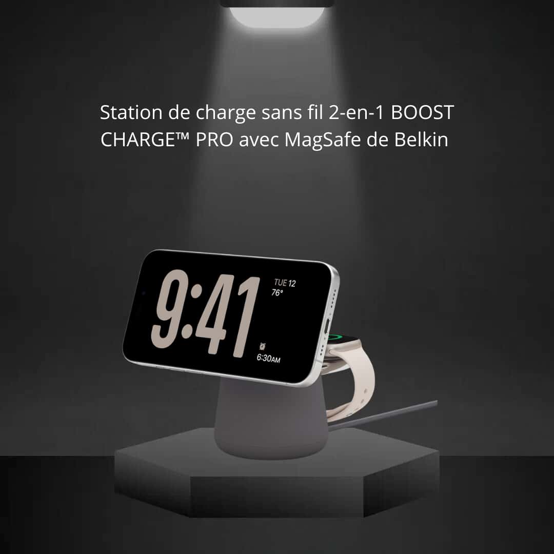 2-in-1 Wireless Charging Station with MagSafe (Apple)