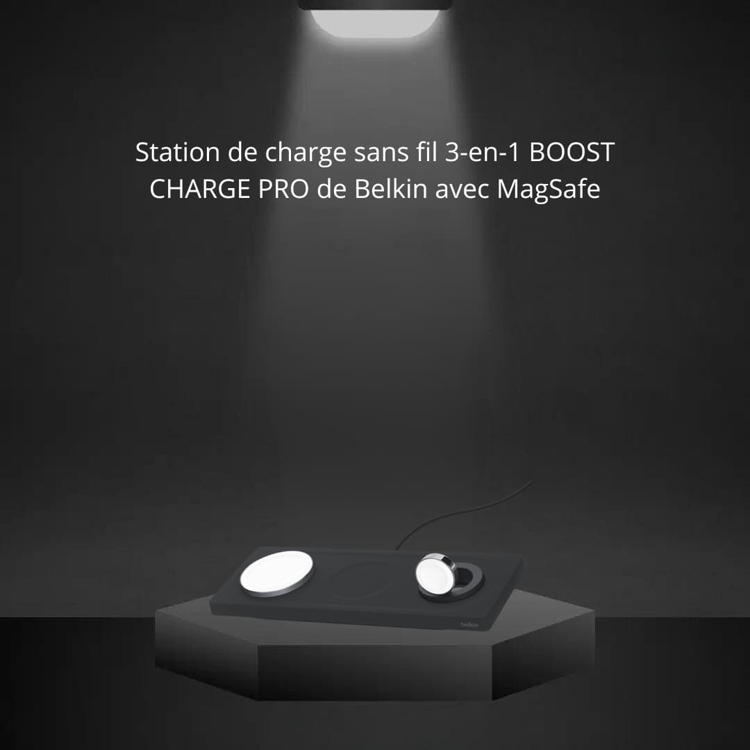 3-in-1 Wireless Charging Station with MagSafe (Apple)