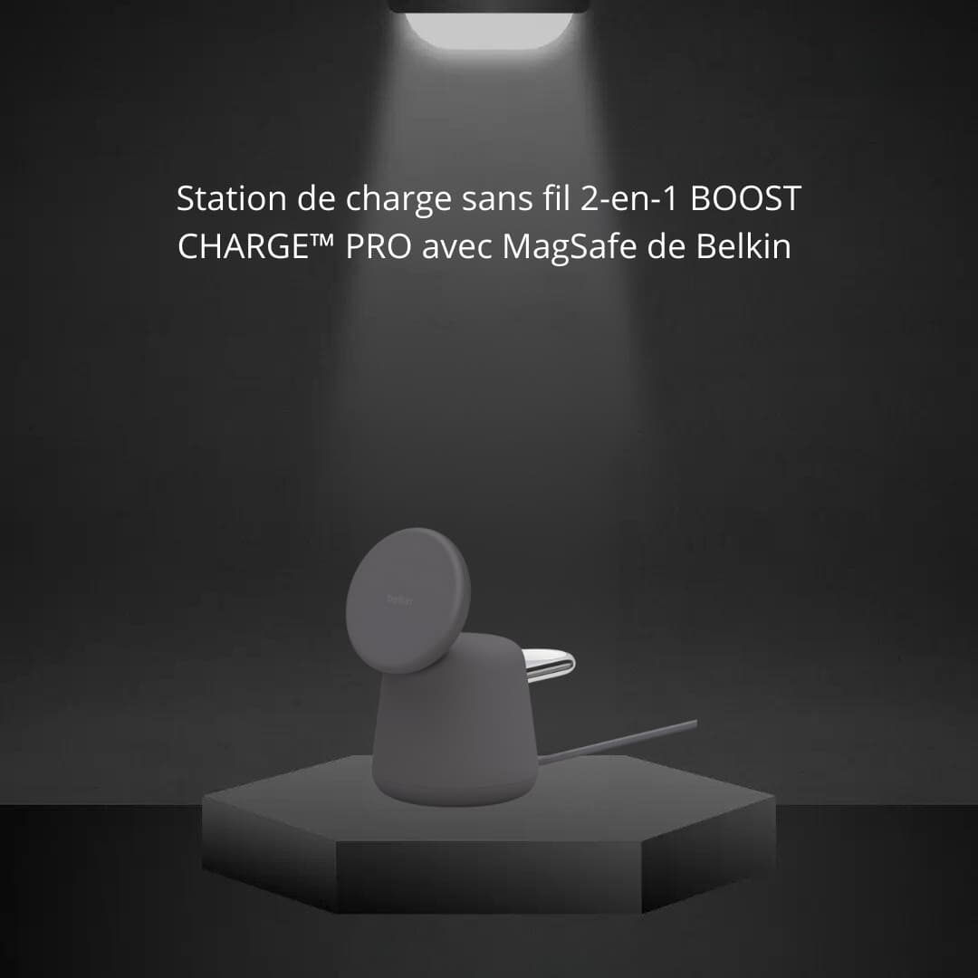 2-in-1 Wireless Charging Station with MagSafe (Apple)