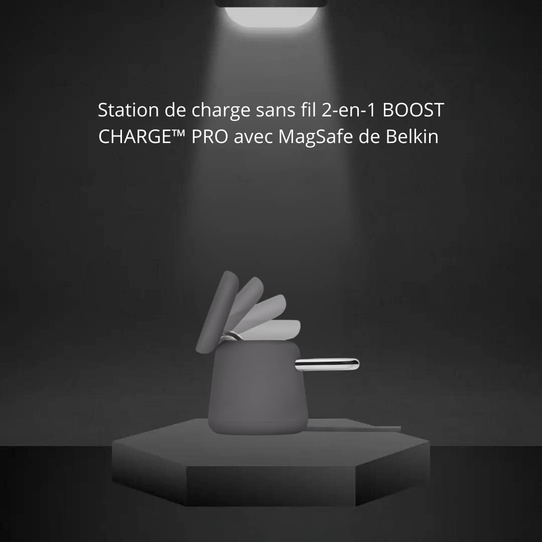 2-in-1 Wireless Charging Station with MagSafe (Apple)