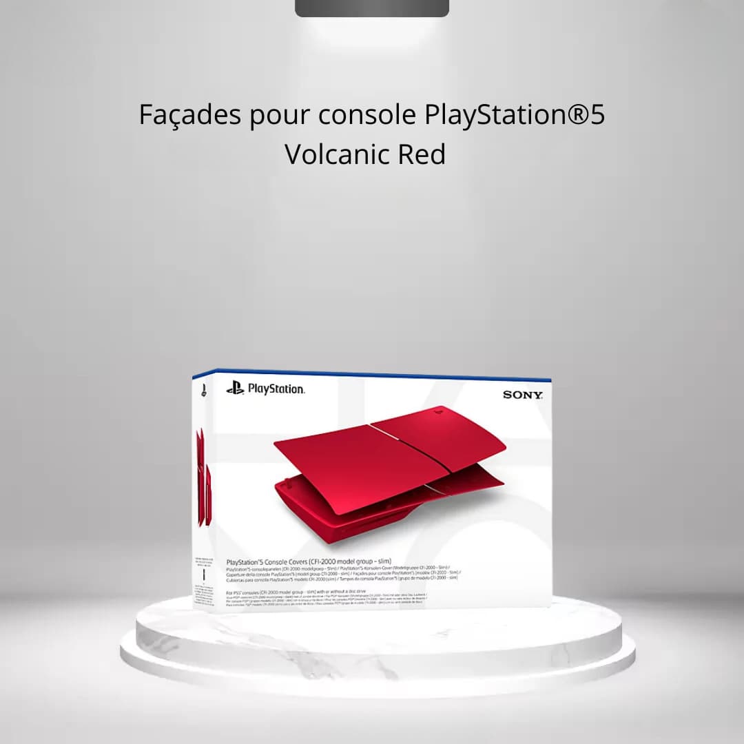 Façades pour console PlayStation®5 (Volcanic Red)