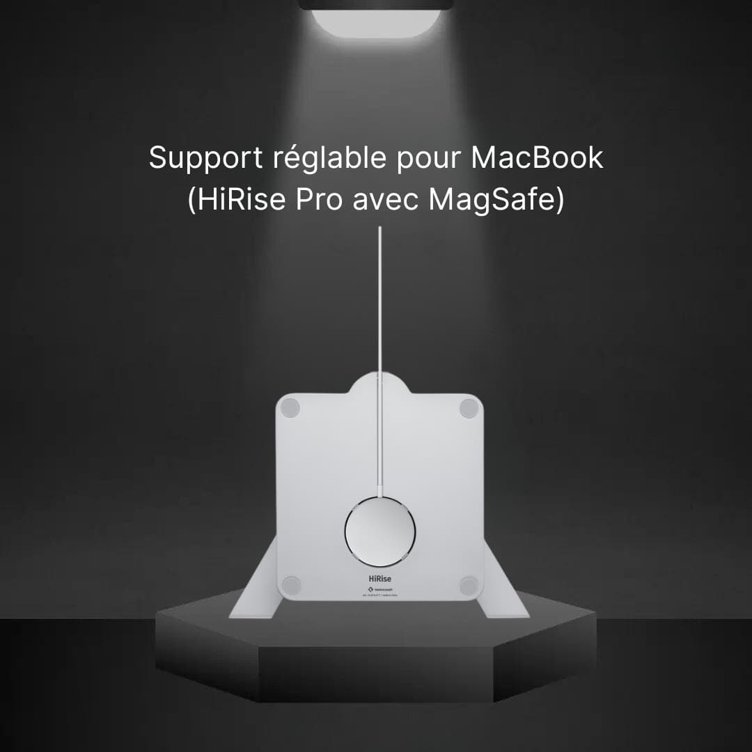 Adjustable MacBook Stand with MagSafe (Twelve South HiRise Pro)