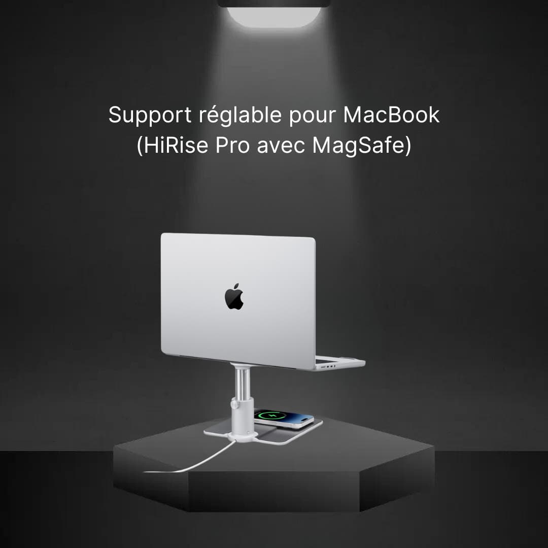 Adjustable MacBook Stand with MagSafe (Twelve South HiRise Pro)