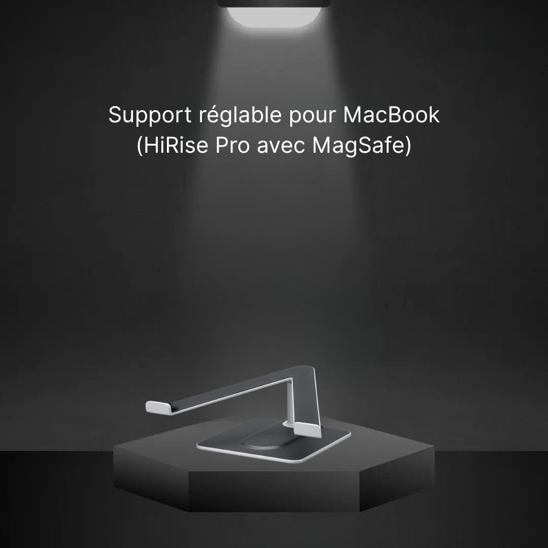 Adjustable MacBook Stand with MagSafe (Twelve South HiRise Pro)