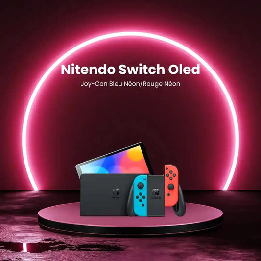 Nintendo Switch - OLED (Neon Blue Neon Red)