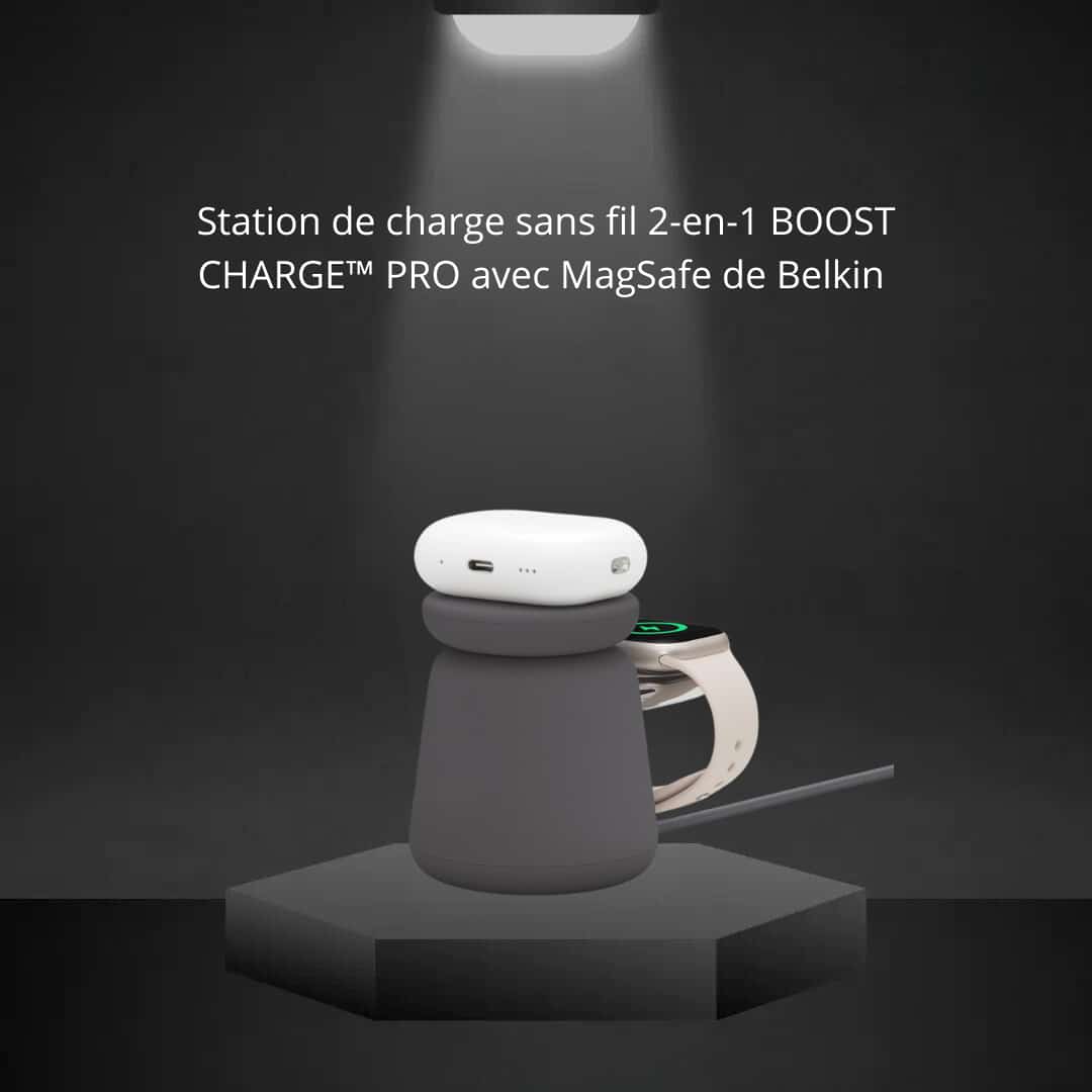 2-in-1 Wireless Charging Station with MagSafe (Apple)