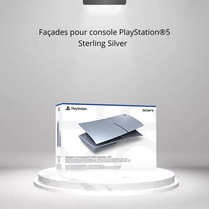 Faceplates for PlayStation®5 console (Sterling Silver)