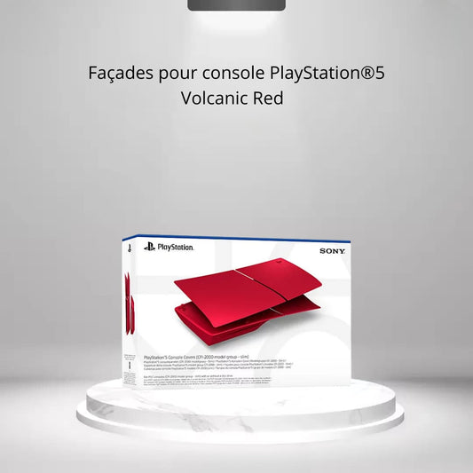 Façades pour console PlayStation®5 (Volcanic Red)