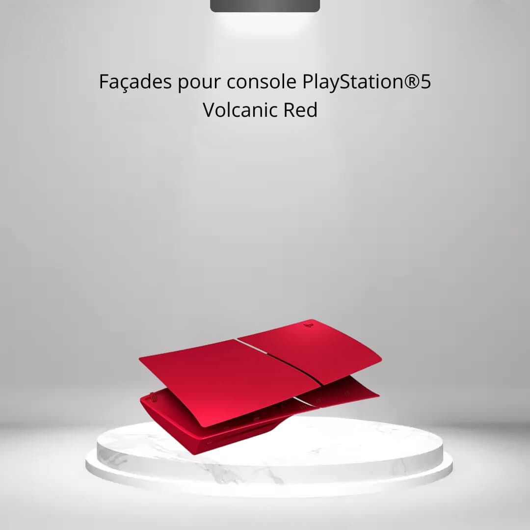 Façades pour console PlayStation®5 (Volcanic Red)