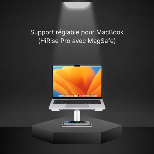 Adjustable MacBook Stand with MagSafe (Twelve South HiRise Pro)