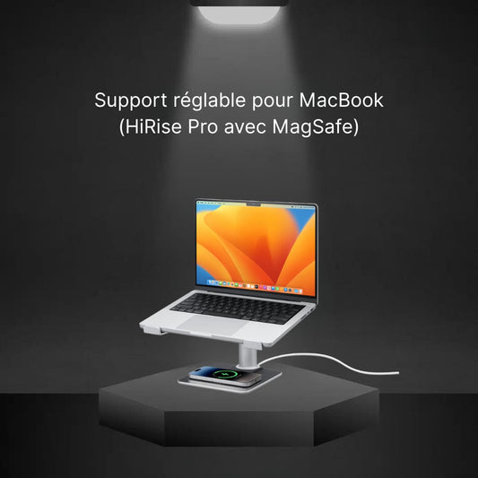 Adjustable MacBook Stand with MagSafe (Twelve South HiRise Pro)